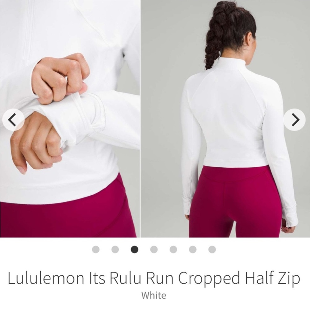 It’s Rulu Run Cropped Half Zip - 10